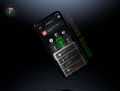 Leader Board App UI Design app concept design app design app experience design brand design branding concept design dark app design design figma figma design game page design graphic design leader board design leaderboard design mockup design user interaction design user interface user interface design