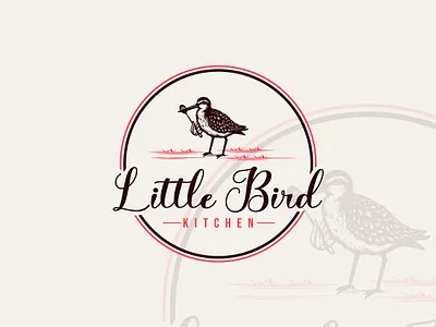 Vintage Logo bird bird logo business logo cooking kitchen logo minimal vintage