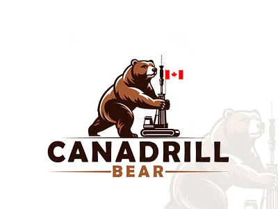 Minimal logo bear bear logo business logo canadrill logo logo mascote minima