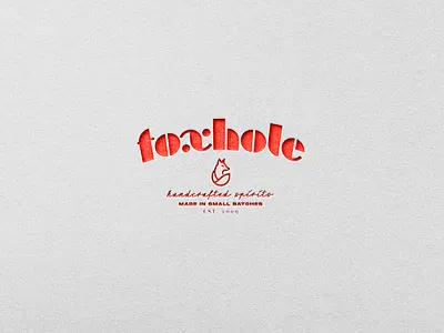 Foxhole Handcrafted Spirits Logo alcohollogo branddesign brandidentity branding design fox foxhole foxlogo foxlogodesign foxlogomark graphic graphic design handcrafted hole icon illustration logomockup mockup spirits vector