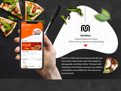 MuchMum digital menu digital restaurant menu pwa qr menu qr restaurant menu restaurant menu ui