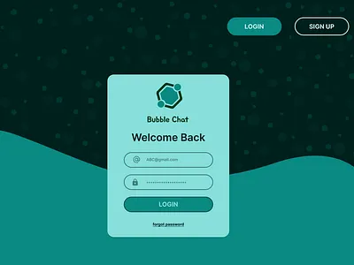 Bubble Chat app branding design graphic design ui ux