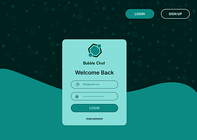 Bubble Chat app branding design graphic design ui ux