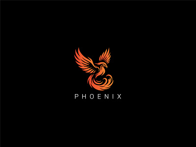 Phoenix Logo animal bird logo creature fantasy fire fire animal fire bird fire fly flying phoenix heardlic heardly history old bird oldes phoenix phoenix logo rebirth simurgh simurgh logo wings