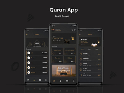 Quran App app app design design graphic design quran quran app ui ui design ux