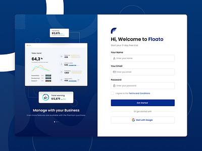 Registration Form UI/UX Design by Shahriar Alam Pial on Dribbble