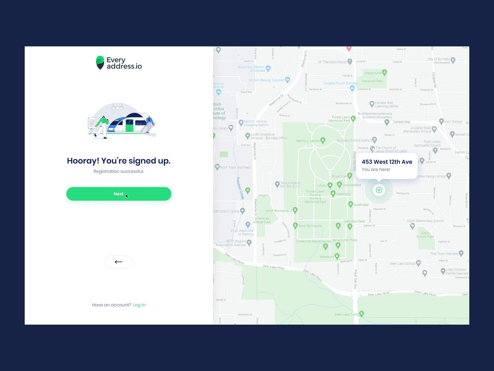 Example of UI Design for Community Map Product
