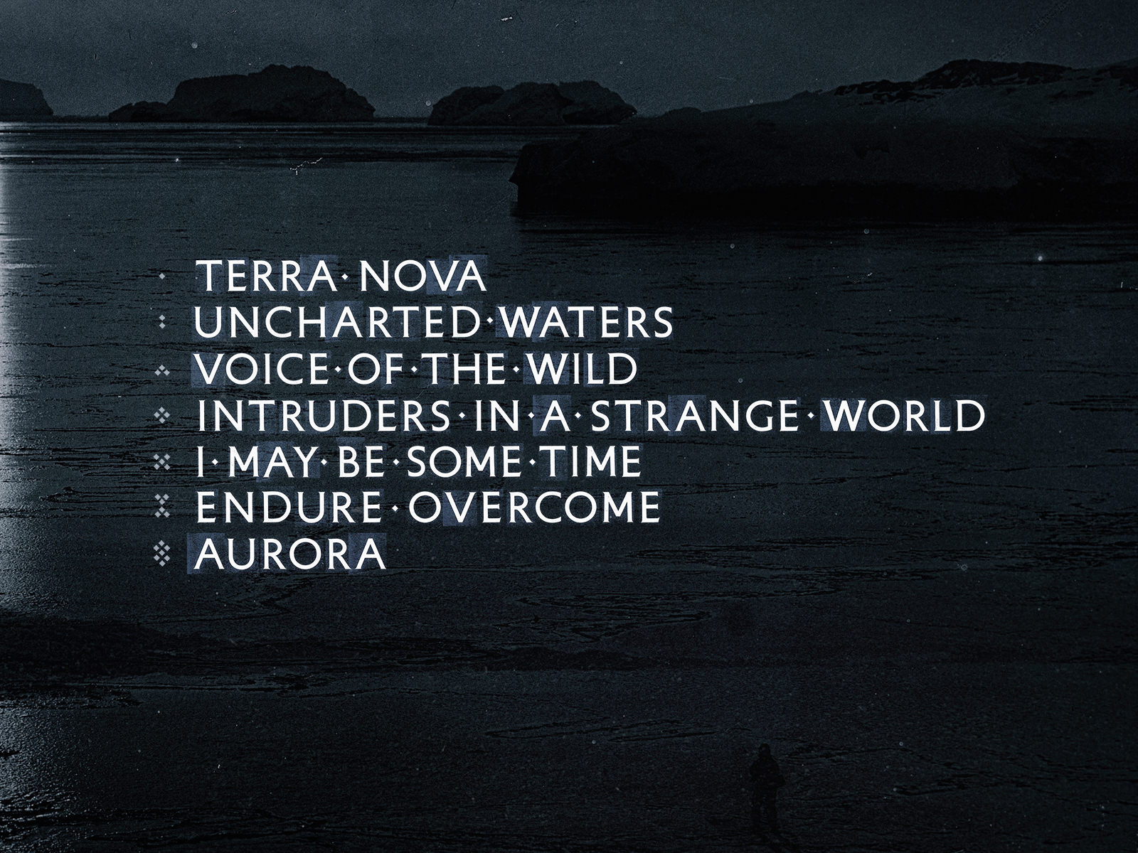 ❄ Tracklist Typography album cover design back cover cd packaging custom typography hermtheyounger tracklist tracklisting typography