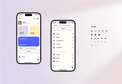 Online Market - Mobile App Concept app concept ecom ui ux