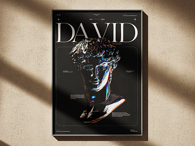 Poster — David 3d animation branding design graphic design motion graphics poster ui