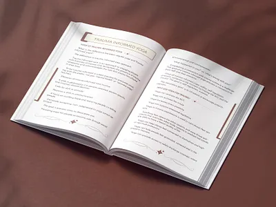 YOGA GUIDEBOOK LAYOUT DESIGN book design book formatting booklet design brand book design branding catalogue desing ebook formatting layout design print book product catalogue typesetting user manual