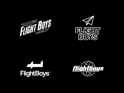 Flight Boys - Logo Designs american boys branding brooklyn design flight graphic design illustration logo new york typography vector