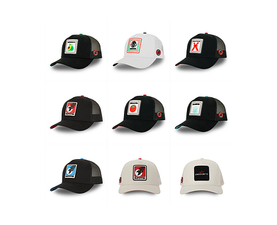 Undoubt'd - Hat Designs american angeles cap design graphic design hat headwear illustration los mesh mexico patch snapback trucker vector