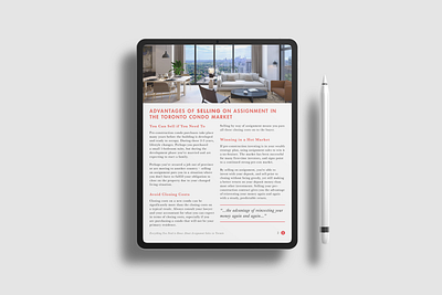 E-Book for TRB Real Estate book design design digital design ebook formmatting graphic design layout design print design