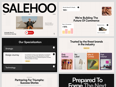 Salehoo - eCommerce Agency Website amazon ecommerce elementor framer landing online page product shop shopify template theme ui webflow website wordpress