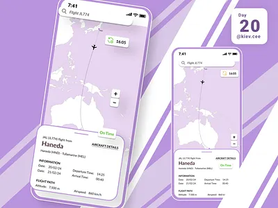 Day 20 UI Challenge: Location Tracker app bubbly cute daily challenge flight flight path global international light location map overseas pretty purple tracker ui ui design wanderlust white world map