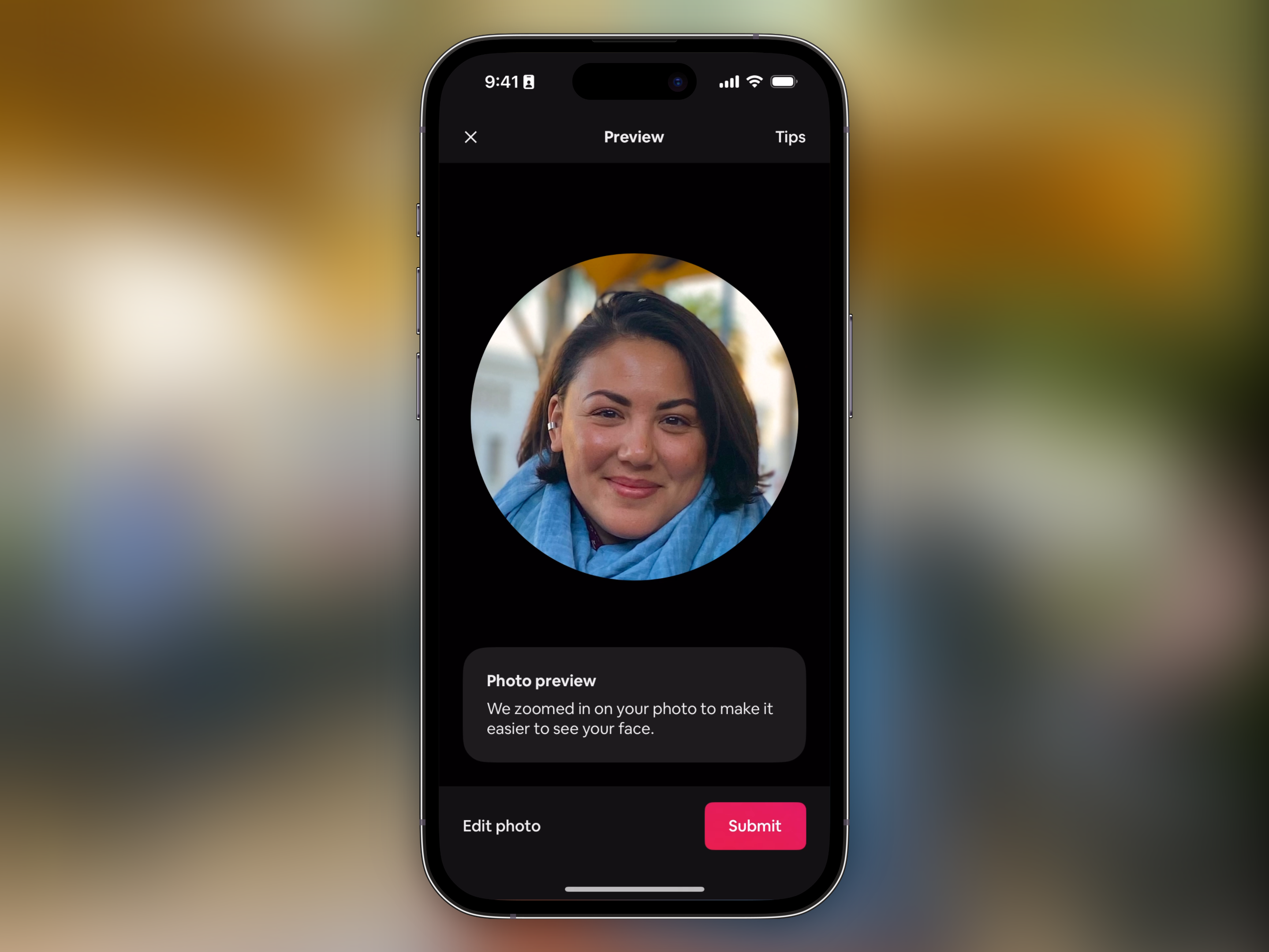 Airbnb Guided Photo Upload ai airbnb animation app machine learning ml motion graphics photo upload profile photo