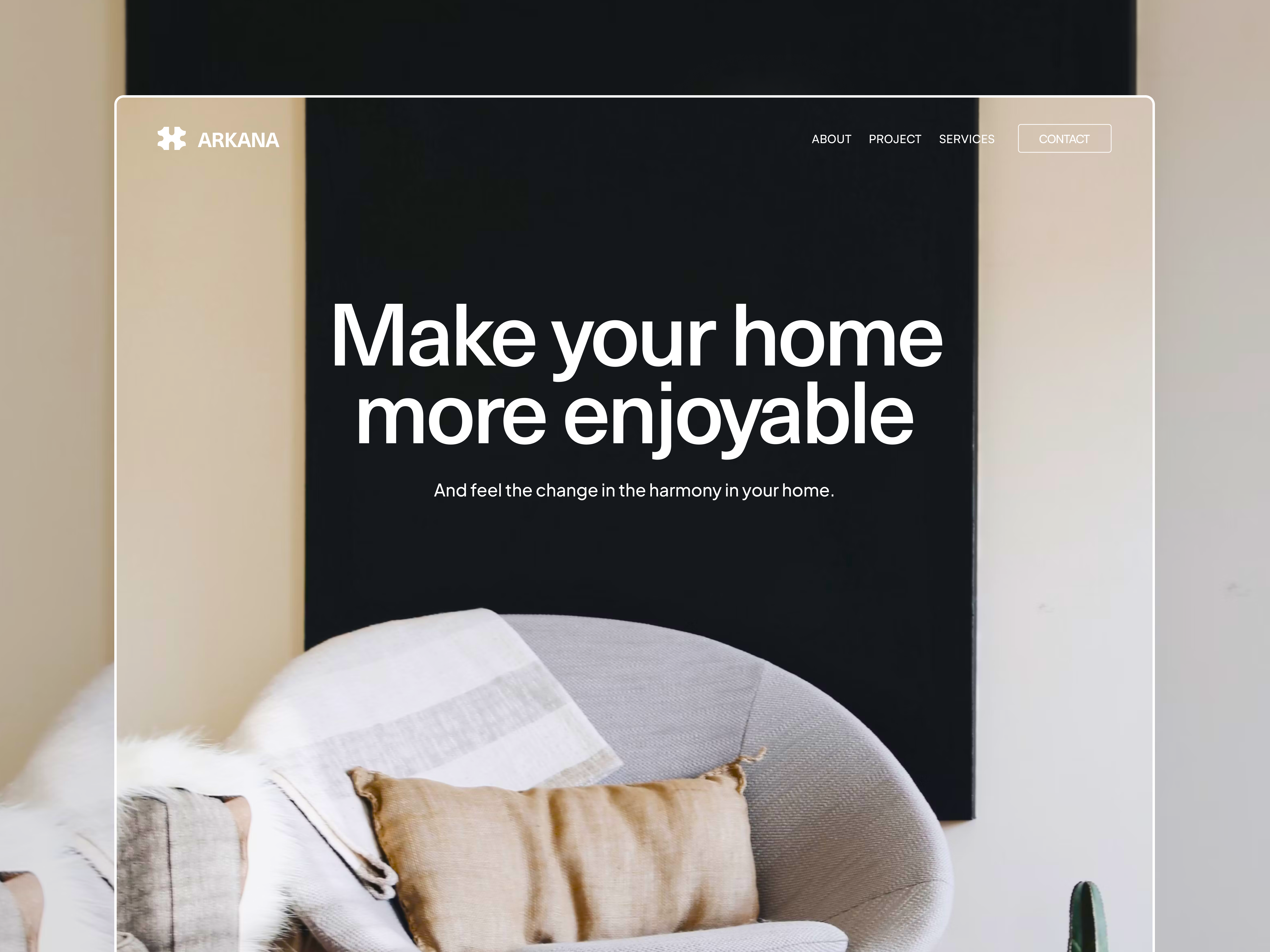 Arkana - Architecture Landing Page agency architecture clean construction design house landing page real estate ui web design website