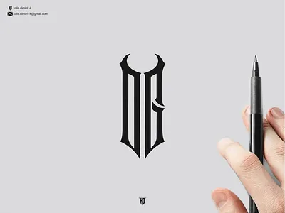 DG logo design clothing company designgrafis initial letter logo logo design logo moden logo monogram logos mak modern monogam spot