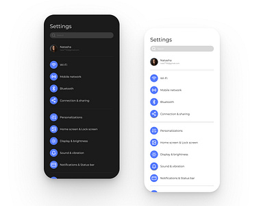 Prompt: Settings; Day: 007/100 dailyui figma figmadesigner ui uidesign uitrends ux uxdesign