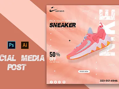 I will design engaging social media posts brochures design business card flyers design invoice book product label design product post design rack card social banner social media brand design social media post visiting card voucher design