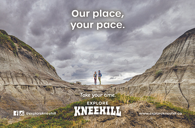 Kneehill County Tourism campaign alberta canada copywriting design digital marketing graphic design marketing print production tourism