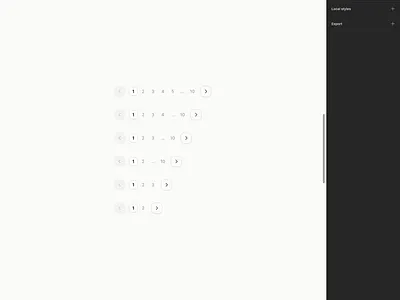 The Revamped Pagination Component in Figma branding design design system figma interface pagination ui ui kit ux