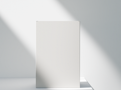 3D Folding Box 3d blender folding box lighting mockup photoshop rendering