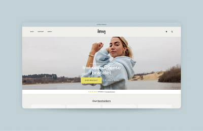 Invi: A Webshop for Self Defense Bracelets Built with Flatsome bracelet bracelet website demo ecommerce flatsome flatsome theme landing page sebdelaweb self defense shop template theme ui design ux builder ux design webdesign webshop woocommerce woocommerce theme wordpress