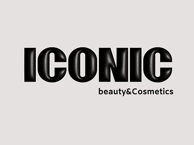 ICONIC | logo design beauty branding cosmetic cosmetic logo custom graphic design identity designer logo logo design logo designer luxury skincare logo typography visual identity wordmark