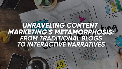 Unraveling Content Marketing's Metamorphosis animation content marketings graphic design