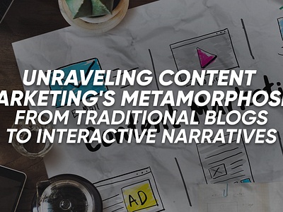 Unraveling Content Marketing's Metamorphosis animation content marketings graphic design