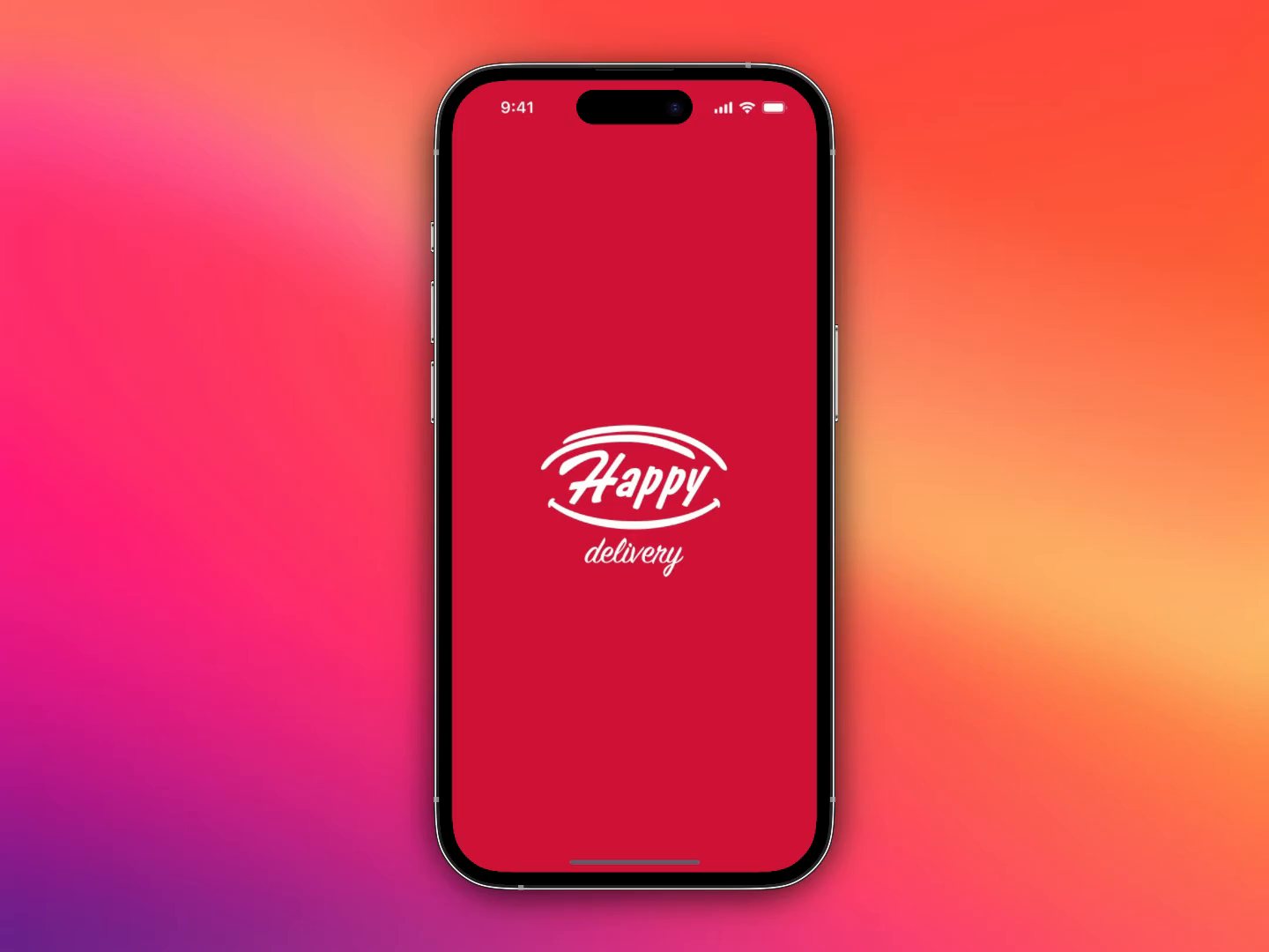 Happy Delivery - Food delivery iOS app redesign