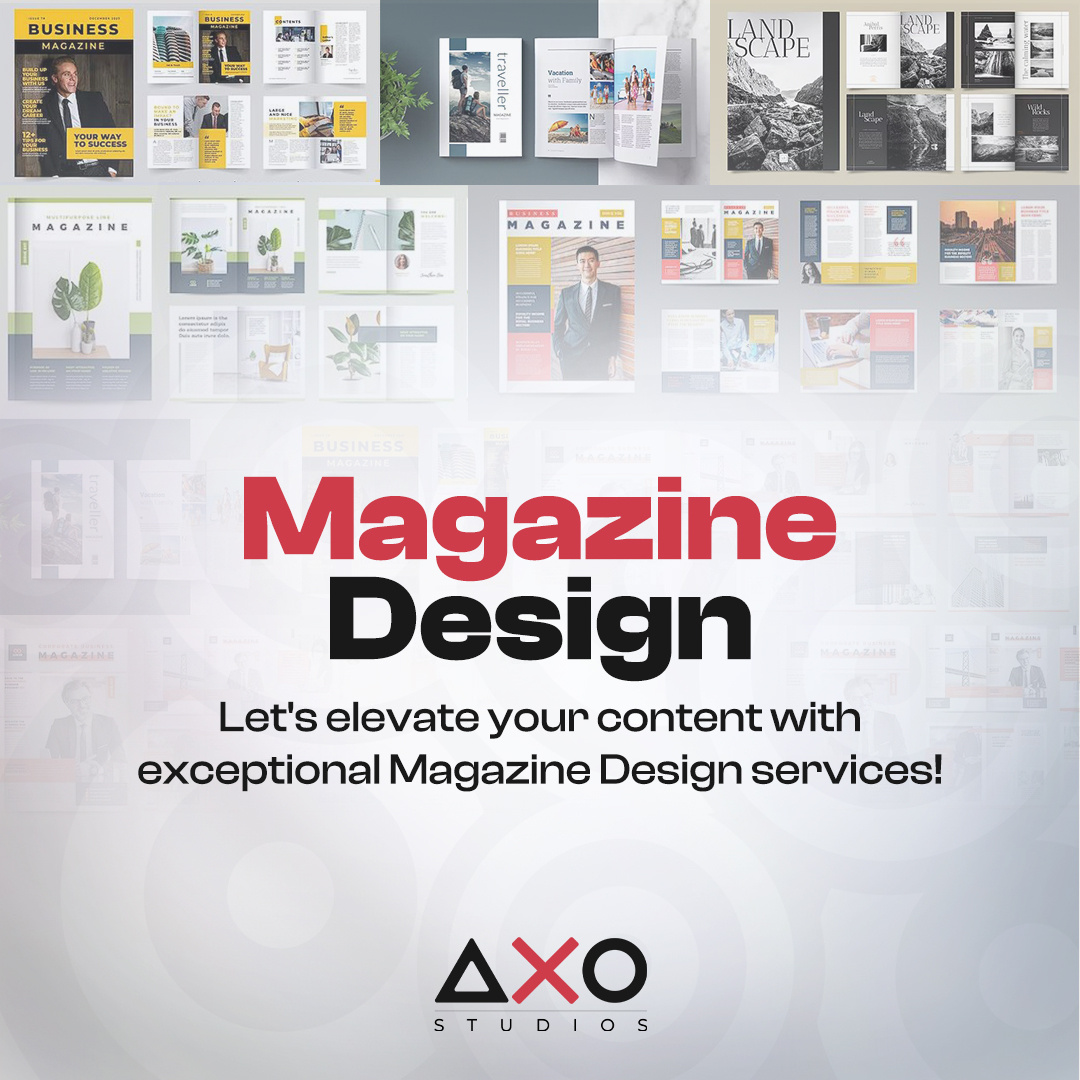 Magazine Design animation branding design graphic design illustration logo motion graphics ui ux vector