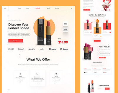 Shopify Prodact Page/Landing Page Design gempages online store pagefly shopify shopify expert shopify landing page shopify store