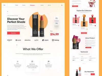 Shopify Prodact Page/Landing Page Design gempages online store pagefly shopify shopify expert shopify landing page shopify store