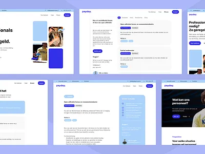 Payday. UI/UX design staffing service platform branding design figma landing page marketing website ui ux webdesign