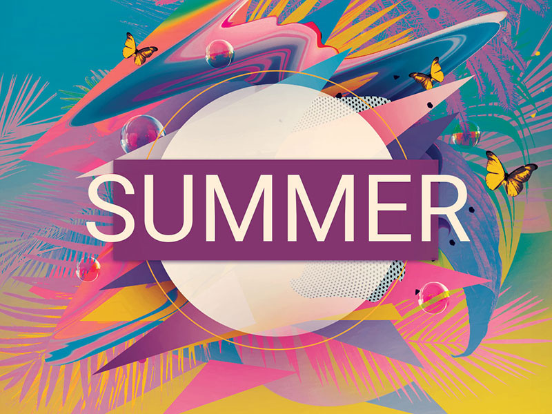 Summer Flyer abstract download flyer flyer template graphic design graphicriver poster poster design poster template psd summer flyer summer party template