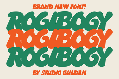 SG Rogibogy Display Font bold design display font fonts fun graphic design illustration type type design typography