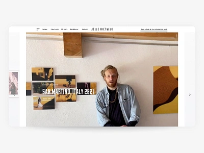 Jelle Rietveld: An Artist Portfolio Website build with Flatsome art art portfolio business business website demo ecommerce flatsome flatsome theme landing page portfolio portfolio website sebdelaweb shop template theme ux builder webdesign woocommerce woocommerce website wordpress