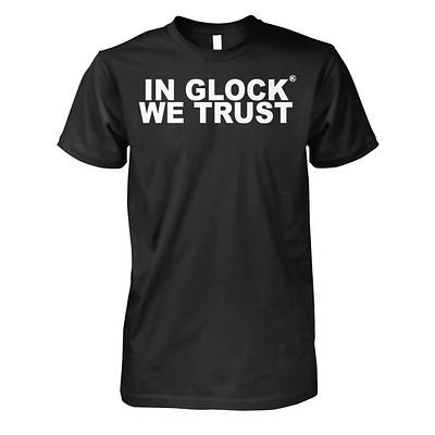 In Glock We Trust Shirt design illustration