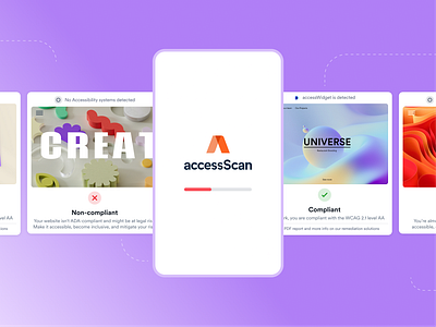 accessScan graphic design product ui ux