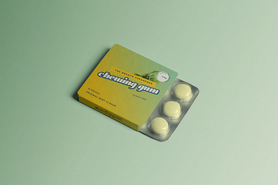 Chewing Gum Package Mockup chewing gum gum gum mockup gum package mockup mockup design mockup download package mockup
