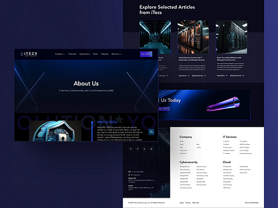 IT Services & Support Home & About Us Website – Live link 👇 about us page animation barkahlabs business dark home page interaction interactive it services it support landing page light modern tech technology ui ux web design webflow website