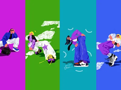 This is an experimental flat illustration work . adobeillustration artwork design digital art drawing fashion flat illustration illustration illustrator procreat