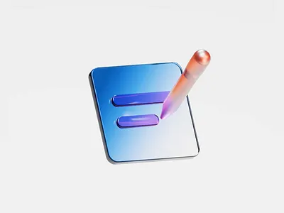 Account Creation 3d design gradient illustration ui