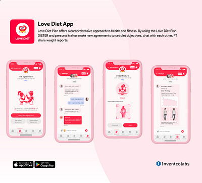 Love Diet App appdevelopment dietapp healthapp mobileappdevelopment
