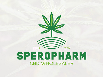 SPEROPHARM CBD Wholesaler brand designer branding cannabis logo cbd cbd logo graphic design graphic designer logo logo designer logo ideas logo maker logos marijuana logo weed logo