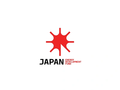 Japan New Energy Development Fund branding concept double meaning energy financial fuji fund funding globel investment japan logo logo design minimalist mountain renewable roxana niculescu. simple solar sun