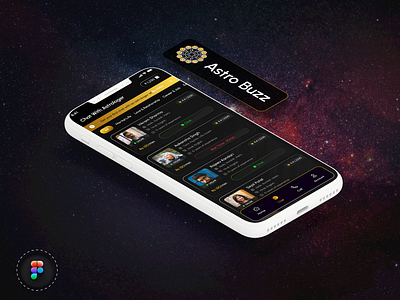 Astrology App - Chat Screen UI Design app design app ui design app user experience architecture design astrologer list astrology app ui astrology app ui design astrology chat screen brand design branding figma figma design graphic design ui user experience design user interaction user interface user interface design user interface ui